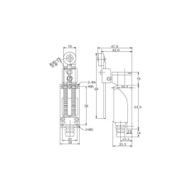Limit Switch Electrico Ajustable Interruptor De Limite Final De Carrera Me-8108