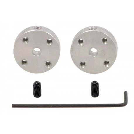 Cople Universal Aluminio Pololu Acoplamiento Eje 3mm 4-40