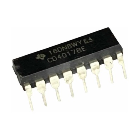 Circuito Integrado Flip-Flop Tipo D CD4017BE CD4017 4017