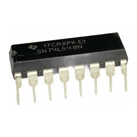 Circuitos Integrados Decodificador/Driver BCD A 7 Segmentso SN74LS48N DIP16