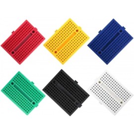 Micro Protoboard Colores 170 Puntos Plantilla de Experimentos