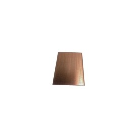 Placa Fenólica Perforada de 11.25x14.5 Cm Con Cobre Y Baquelita
