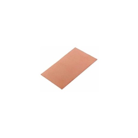 Placa Fenólica Una Cara 10x5Cm De Cobre Baquelita