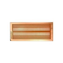 Placa Fenólica Perforada Una Cara 7x15 Cm Tipo Protoboard De Cobre Y Fibra De Vidrio