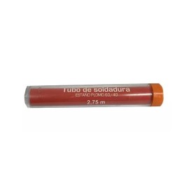 Tubo Rollo Soldadura Estaño Plomo 60/40 2.75m