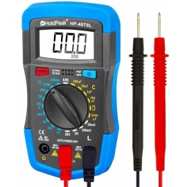 HoldPeak HP-4070L Multímetro De Resistencia Capacitancia Inductancia hFE