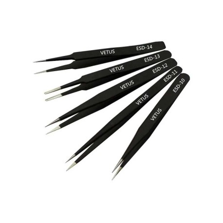 Pinza MOD: ESD-10,11,12,13 ó 14 Antiestática Individual.