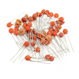 Kit Juego Capacitores Cerámicos 25 Valores 10 Piezas Por Valor 0.01uF-680pF