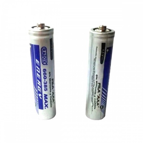 Pila Batería Radox Mod: 660-385 1.5V AAA De Carbón