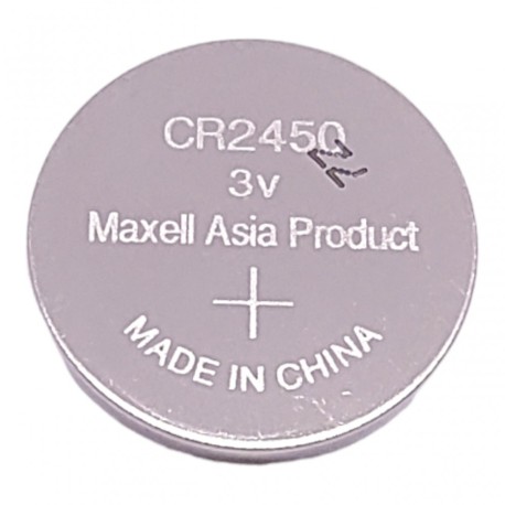 Pila Batería Maxell 2450 Mod: CR2450 3V Tipo Botón