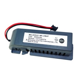 Pila Batería Mitsubishi Mod: MR-J3BAT C07V5K374 3.6V 2000mAh Conector Negro Pequeño Para PLC Melservo