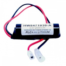 Pila Batería Yaskawa Motoman Mod: HW8471030-A 479348-1/2 3.6v 2600mAh 2 Terminales