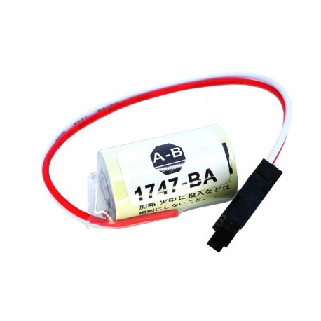 Pila Batería Allen Bradley Bulletin Mod: 1747-BA LOGIX5000 14250 CR14250SE-R Conector 6