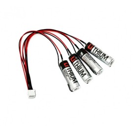 Pila Batería Toshiba Yaskawa Mod: HW0470360-A 3.6V 8000mAh Conector Blanco Grande