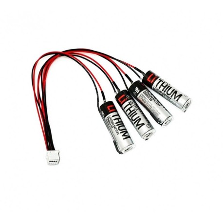Pila Batería Toshiba Yaskawa Mod: HW0470360-A 3.6V 8000mAh Conector Blanco Grande