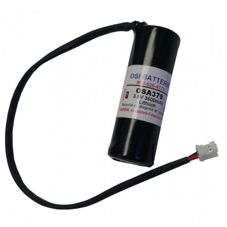 Pila Batería OSI OSA379 3.6V 3600mAh Conector Blanco Para YAMAHA Mod: KCA-M53G0-01