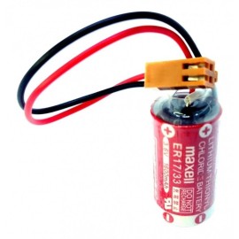 Pila Batería Maxell Mod: ER17/33 3.6V 1600mAh Conector Marrón
