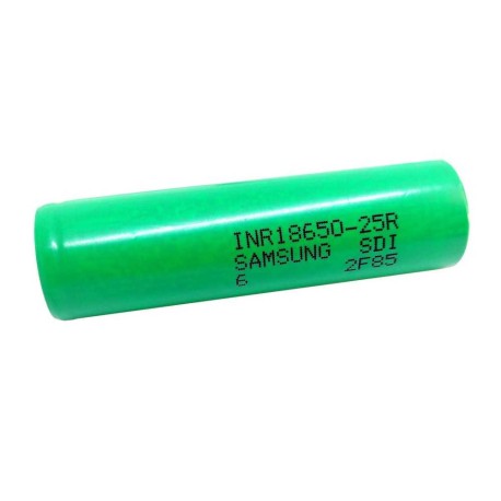 10x Pila Batería Samsung 18650 Mod: 10xINR18650-25R 3.6V 2500mAh