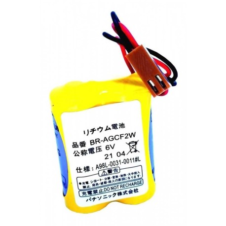 Pila Batería Panasonic Mod: BR-AGCF2W 6V 2200mAh Conector Marrón