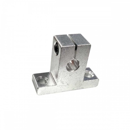 Soporte De Pared Para Riel Redondo Eje Lineal Acerado Mod: SK8 8mm CNC Impresora 3D