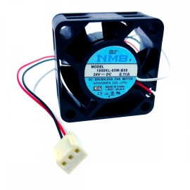 Ventilador NMB 1608KL-05W-B59 (A90L-0001-0528) 24V 0.11A 40mm x 40mm x 20mm con conector blanco de 3 Pines