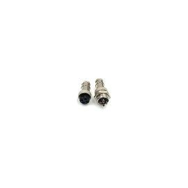 Conector Terminal De Aviación GX20 4 Pines Metal Circular Cnc (Cable-Cable)