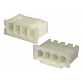 Conector Header JST XHP Para Arnés 4 Vías 1 Fila Paso 2.54mm