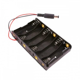 Portapilas Mod: PP-B6xAAPLUG Base para 6 piezas AA Con Plug