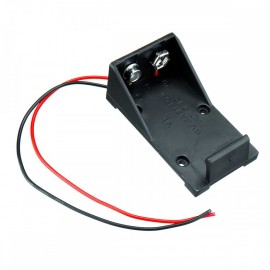 Portapilas Mod: PP-B9V Base Para 1 Pieza 9V (6LF22) Sin Plug