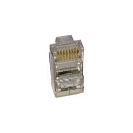 Conector Plug 8 Contactos Rj45 Cat 6 Cable Red FTP / UTP