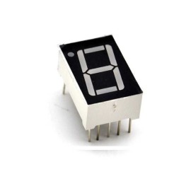 Display Siete Segmentos Ánodo Común LED Rojo