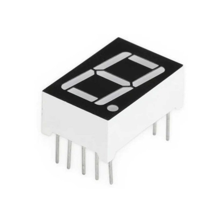 Display Siete Segmentos de Cátodo Común LED Rojo