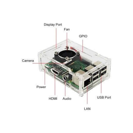 Carcasa Caja de Acrílico Para Raspberry PI