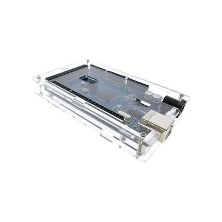 Caja Carcasa Case De Acrílico Transparente Arduino Mega 2560 R3