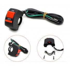 Switch Apagador Interruptor De Auxiliares Moto Bici Luces