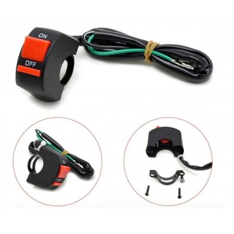 Switch Apagador Interruptor De Auxiliares Moto Bici Luces