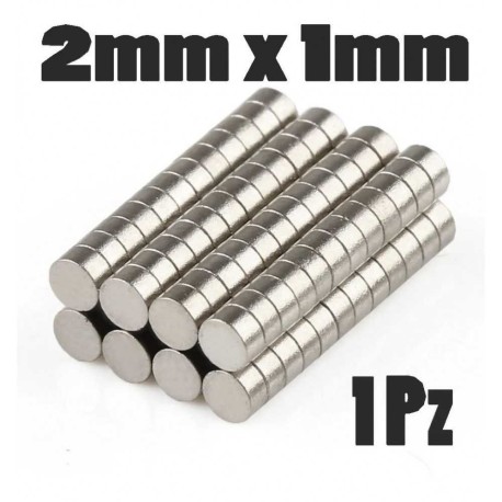Imán Neodimio 2mm X 1mm Potente Broche N35