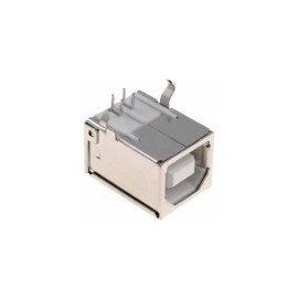 Conector USB Hembra Tipo B Pines 90° Grados