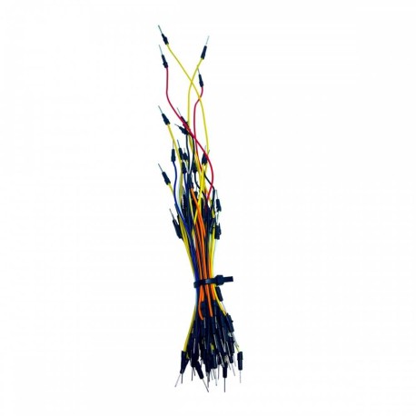 Cable Dupont JUMPER Mod: CD-M/M10-25CM(65) Arduino PACK 65 Piezas 10-25cm