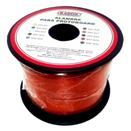 Rollo de Alambre Radox Mod: 690-827 para Protoboard Ladrillo 100 m.