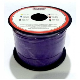 Rollo Cable Radox Mod: 080-408 Estañado Calibre 22 Morado 100MTS