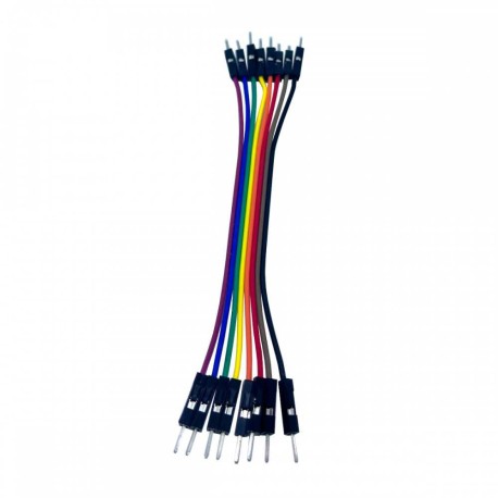 Cable Dupont JUMPER Mod: CD-M/M30CM(10) Arduino PACK 10 Piezas 30cm