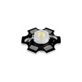 LED SMD 3W Blanco Frío 30000K Con Disipador Para Acuario Pecera Lámpara
