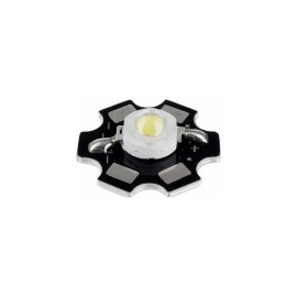 Led SMD 3W 10000k Blanco Frío con Disipador Para Acuario Pecera Lámpara