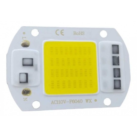 Led 110V 120V 50W Blanco Frío 6500K No Necesita Driver