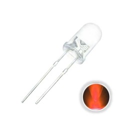 LED Naranja Ultrabrillante 5mm
