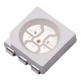 LED SMD 5050 RGB R(1.8-2.4V), G Y B(2.8-3.6V) Acuario Pecera